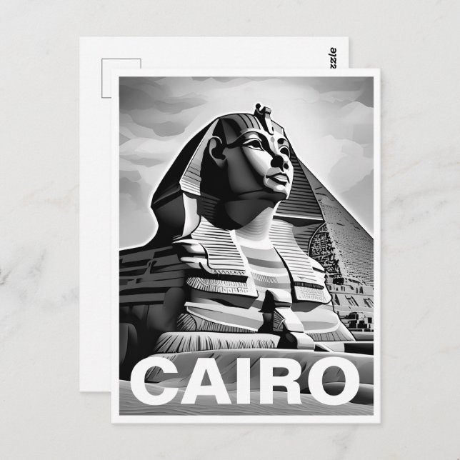 Alte Postkarte Ägypten (Vorne/Hinten)