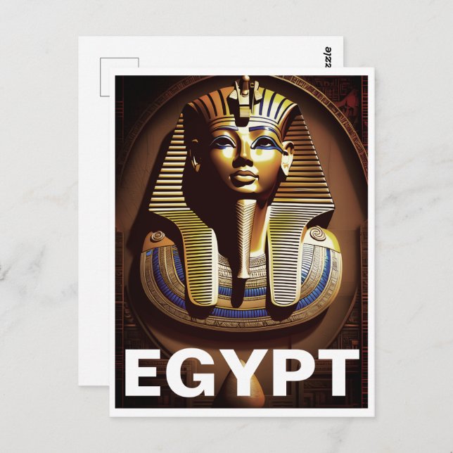 Alte Postkarte Ägypten (Vorne/Hinten)