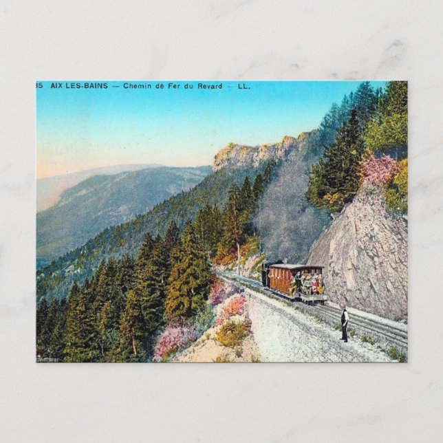 Alte Postkarte - Aix-les-Bains, Frankreich (Vorderseite)