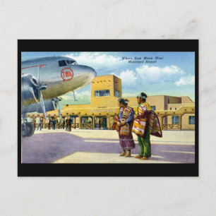 Alte Postkarte - Albuquerque, New Mexico