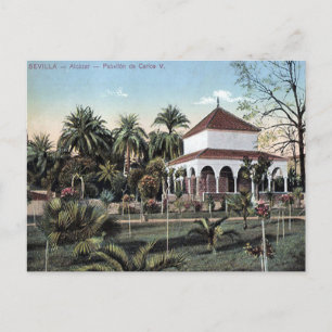 Alte Postkarte - Alcazar, Sevilla, Spanien