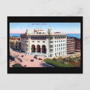 Alte Postkarte - Algier, Post