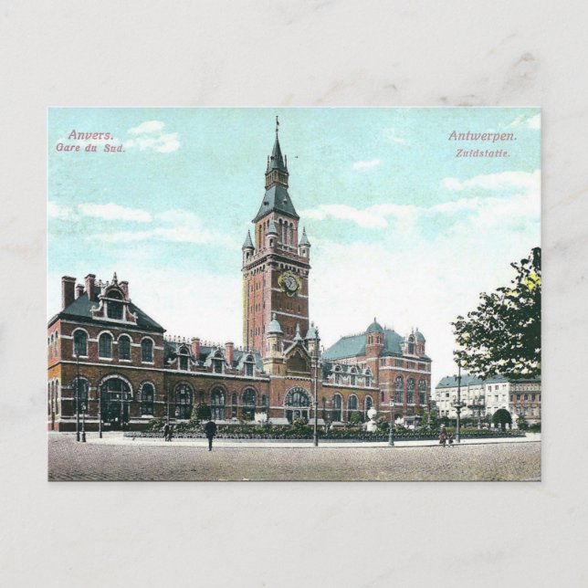 Alte Postkarte - Antwerpen/Anvers, Belgien (Vorderseite)