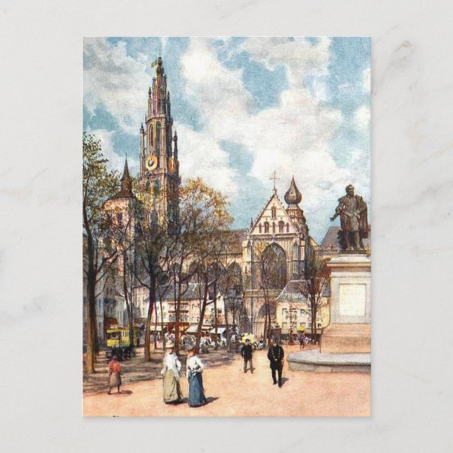 Alte Postkarte - Antwerpen/Anvers, Belgien (Vorderseite)