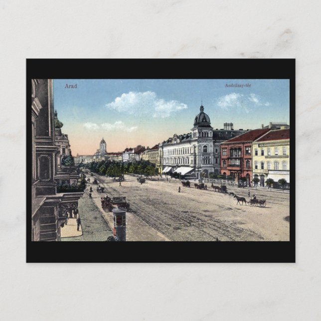 Alte Postkarte - Arad, Rumänien (Vorderseite)