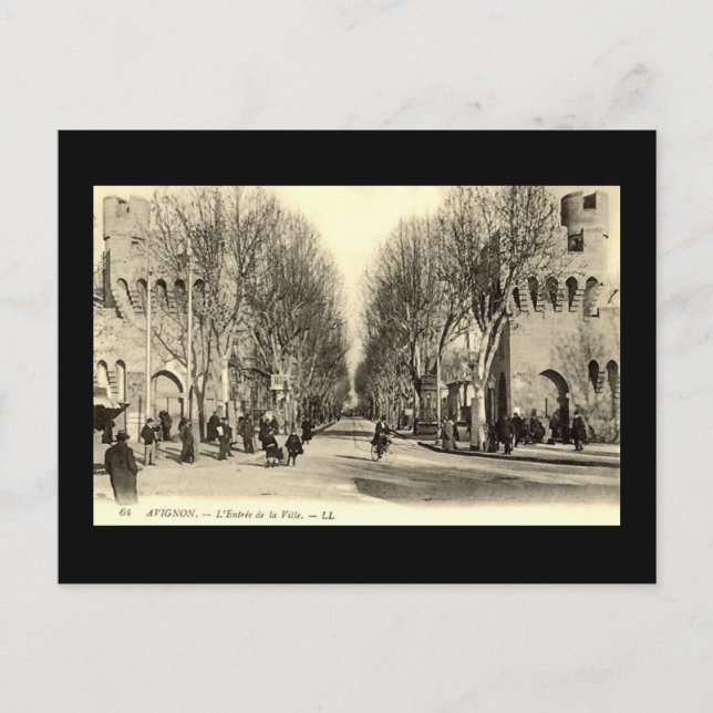 Alte Postkarte - Avignon (Vorderseite)