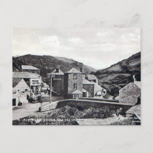 Alte Postkarte - Boscastle Bridge, Cornwall