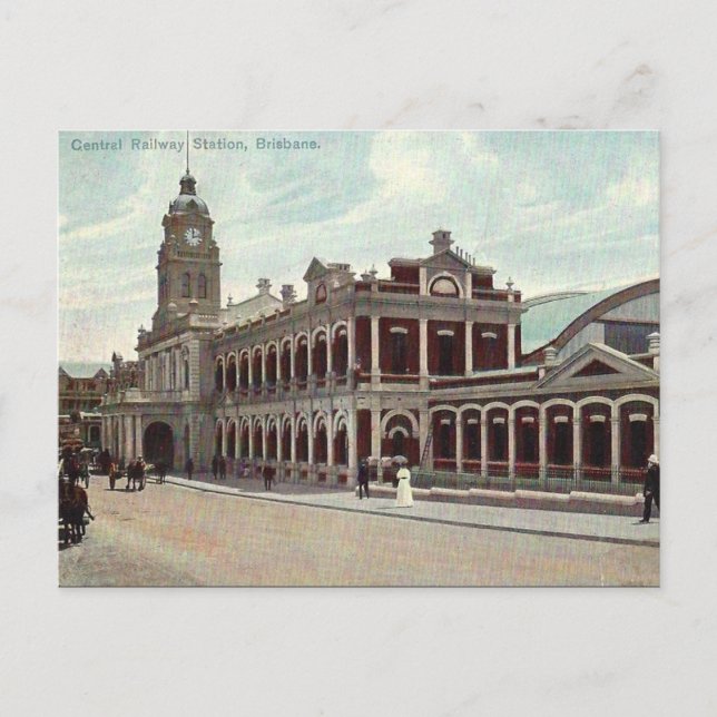 Alte Postkarte - Brisbane, Queensland (Vorderseite)