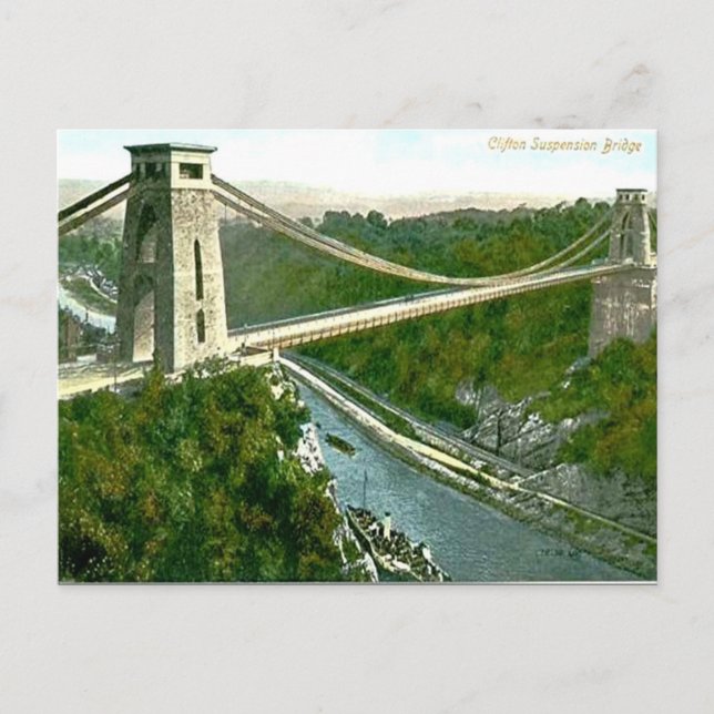 Alte Postkarte - Bristol (Vorderseite)