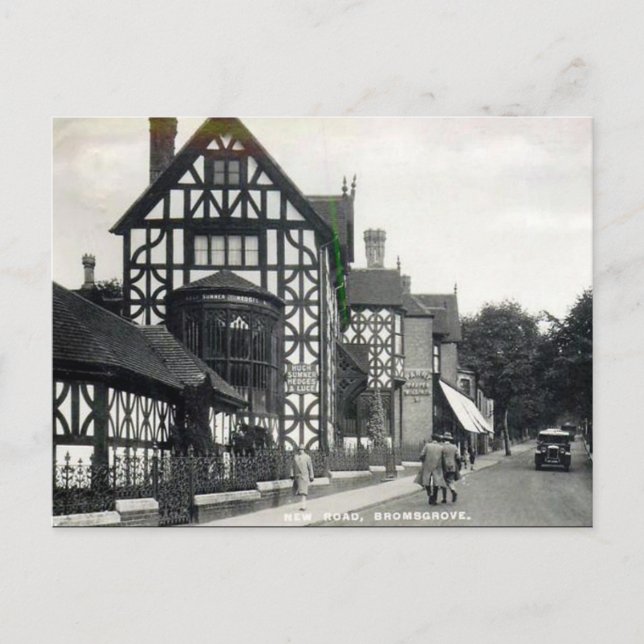 Alte Postkarte - Bromsgrove, Worcestershire (Vorderseite)