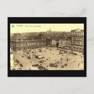 Alte Postkarte - Brüssel