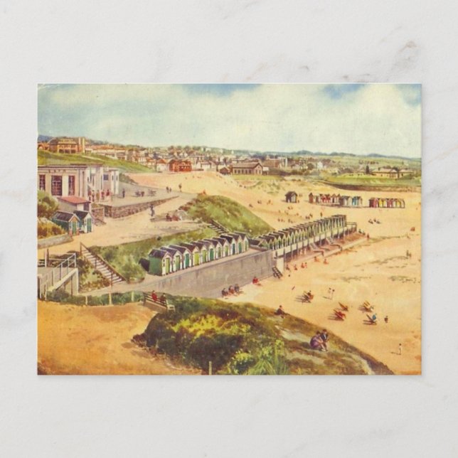 Alte Postkarte - Bug, Cornwall (Vorderseite)