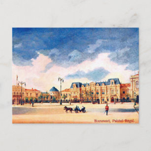 Alte Postkarte - Bukarest, Rumänien