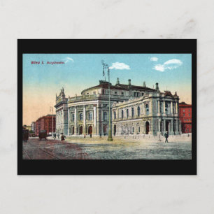 Alte Postkarte - Burgtheater, Wien