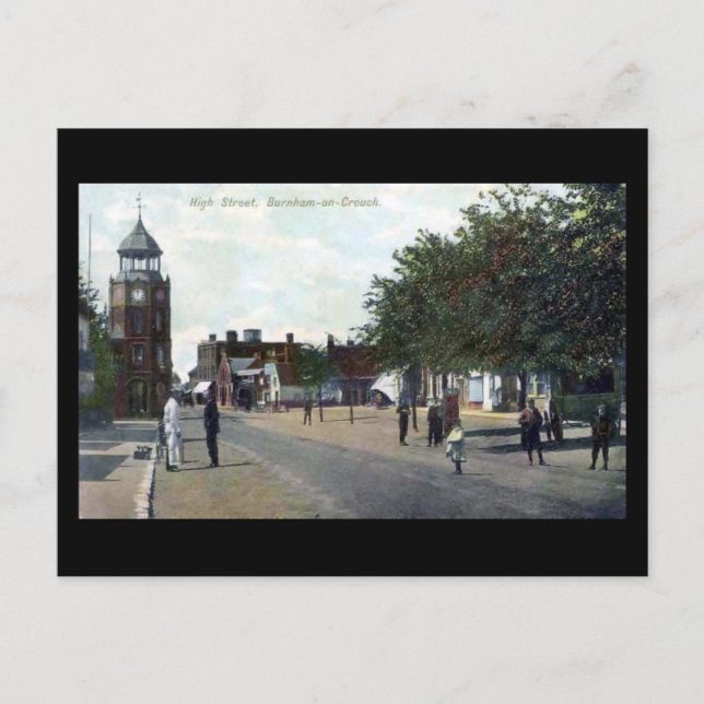 Alte Postkarte - Burnham-on-Crouch, Essex (Vorderseite)