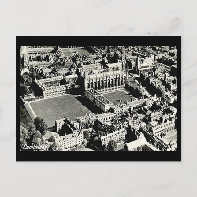 Alte Postkarte - Cambridge (Vorderseite)