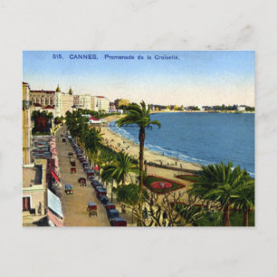 Alte Postkarte - Cannes, La Croisette