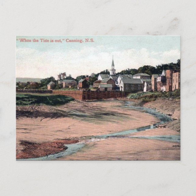 Alte Postkarte - Canning Nova Scotia, Kanada (Vorderseite)