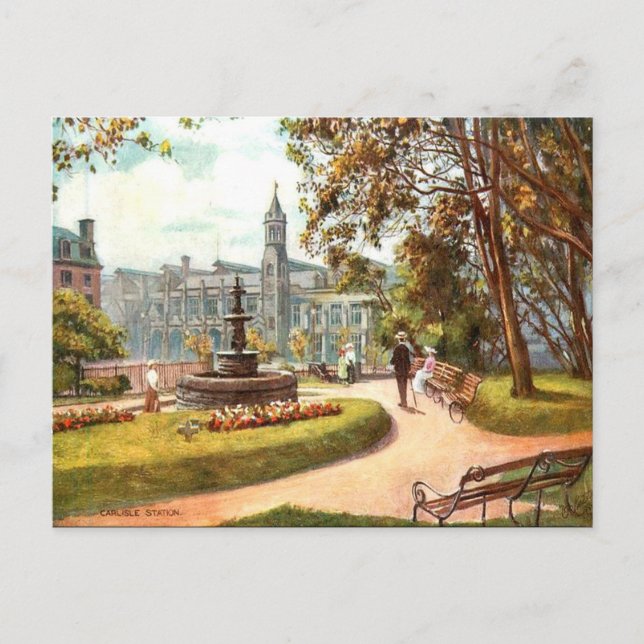 Alte Postkarte - Carlisle, Cumbria (Vorderseite)