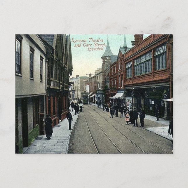 Alte Postkarte - Carr St, Ipswich, Suffolk (Vorderseite)