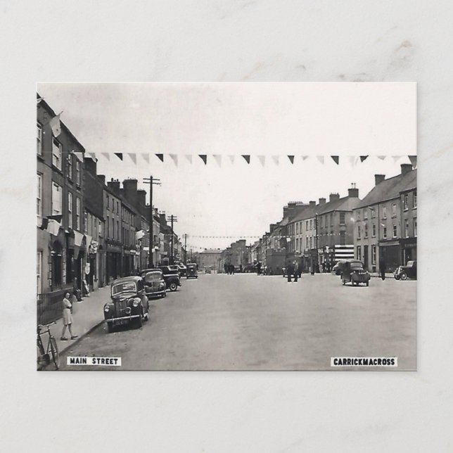 Alte Postkarte - Carrickmacross, Grafschaft Monagh (Vorderseite)