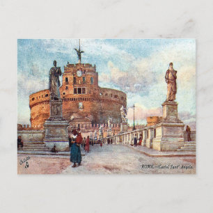 Alte Postkarte - Castel Sant'Angelo, Rom
