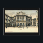 Alte Postkarte, Catania, Sizilien Postkarte<br><div class="desc">Eine Reproduktion einer alten Postkarte des Teatro Bellini in Catania.</div>