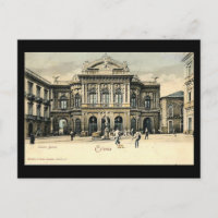 Alte Postkarte, Catania, Sizilien