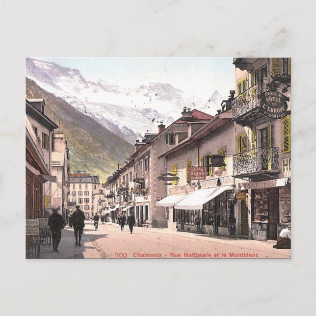 Alte Postkarte - Chamonix, Haute Savoie (Vorderseite)