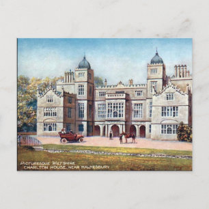 Alte Postkarte - Charlton House, Malmesbury, Wilts