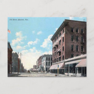 Alte Postkarte - Cheyenne, Wyoming