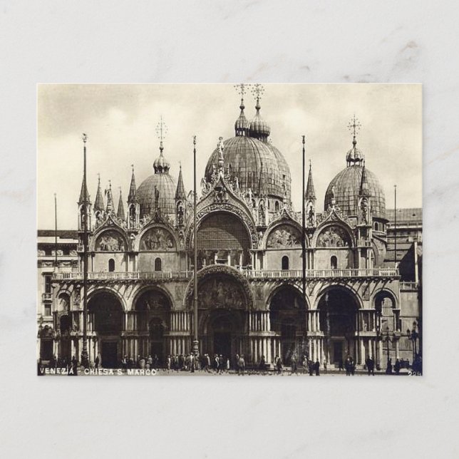 Alte Postkarte - Chiesa San Marco, Venezia (Vorderseite)