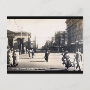Alte Postkarte, Christchurch, NZ Postkarte