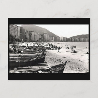 Alte Postkarte - Copacabana, Rio de Janeiro