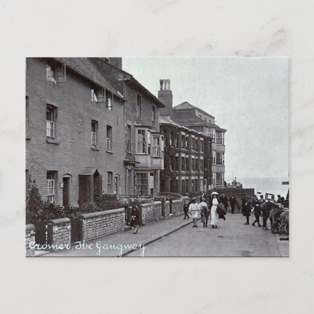 Alte Postkarte - Cromer, Norfolk (Vorderseite)