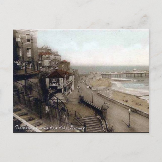Alte Postkarte - Cromer, Norfolk (Vorderseite)