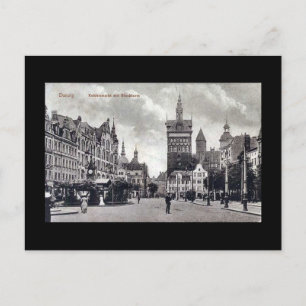 Alte Postkarte, Danzig/Danzig - Kohlenmarkt Postkarte