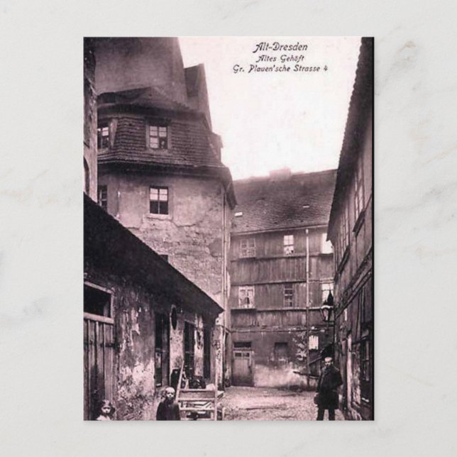 Alte Postkarte - Dresden, Deutschland (Vorderseite)