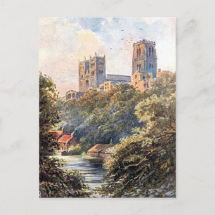 Alte Postkarte - Durham Kathedrale