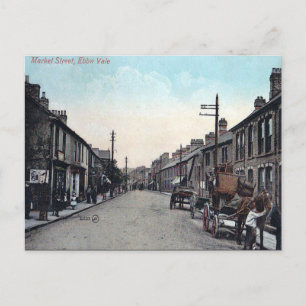 Alte Postkarte - Ebbw Vale, Wales