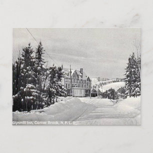 Alte Postkarte - Ecke Brook, Neufundland