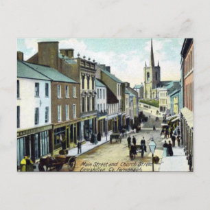 Alte Postkarte - Enniskillen, Grafschaft Fermanagh