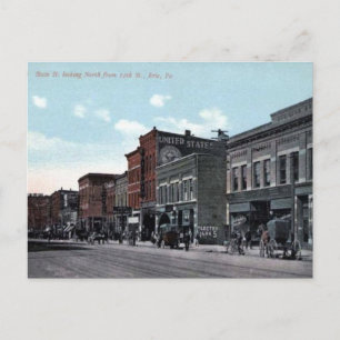 Alte Postkarte - Erie, Pennsylvania