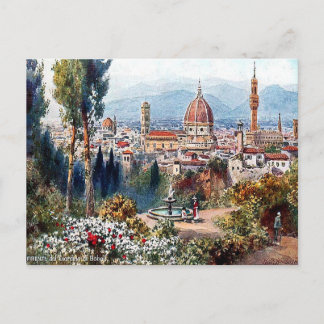 Alte Postkarte - Florenz, Italien