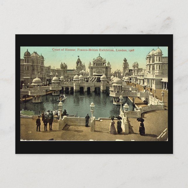 Alte Postkarte - Franco-Britische Ausstellung 1908 (Vorderseite)