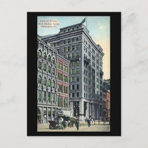 Alte Postkarte - Gebäude Lafayette, Philadelphia P