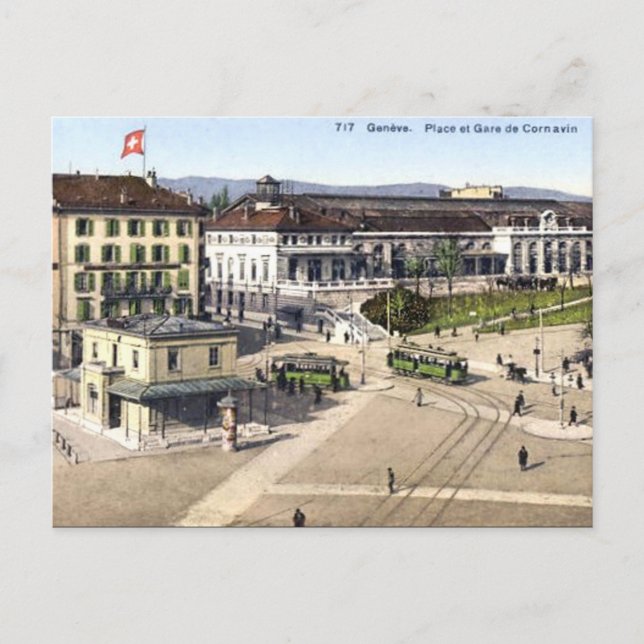 Alte Postkarte - Genf, Schweiz (Vorderseite)