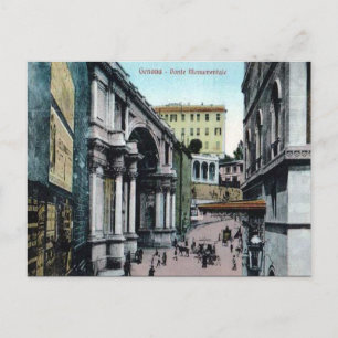 Alte Postkarte - Genua, Italien