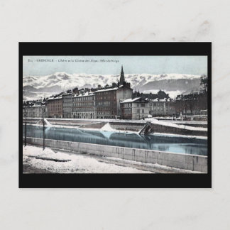 Alte Postkarte - Grenoble, Frankreich