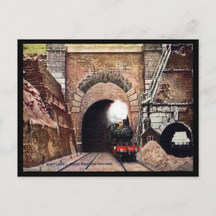 Alte Postkarte - GWR - Box Tunnel